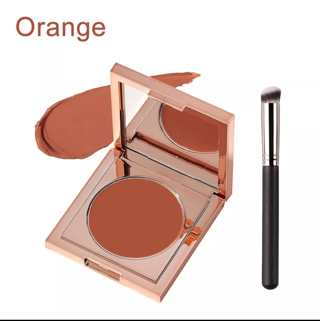 Selenthe Colored Clay CC Undereye Corrector Under Eye Concealer Eye Corrector and Brush