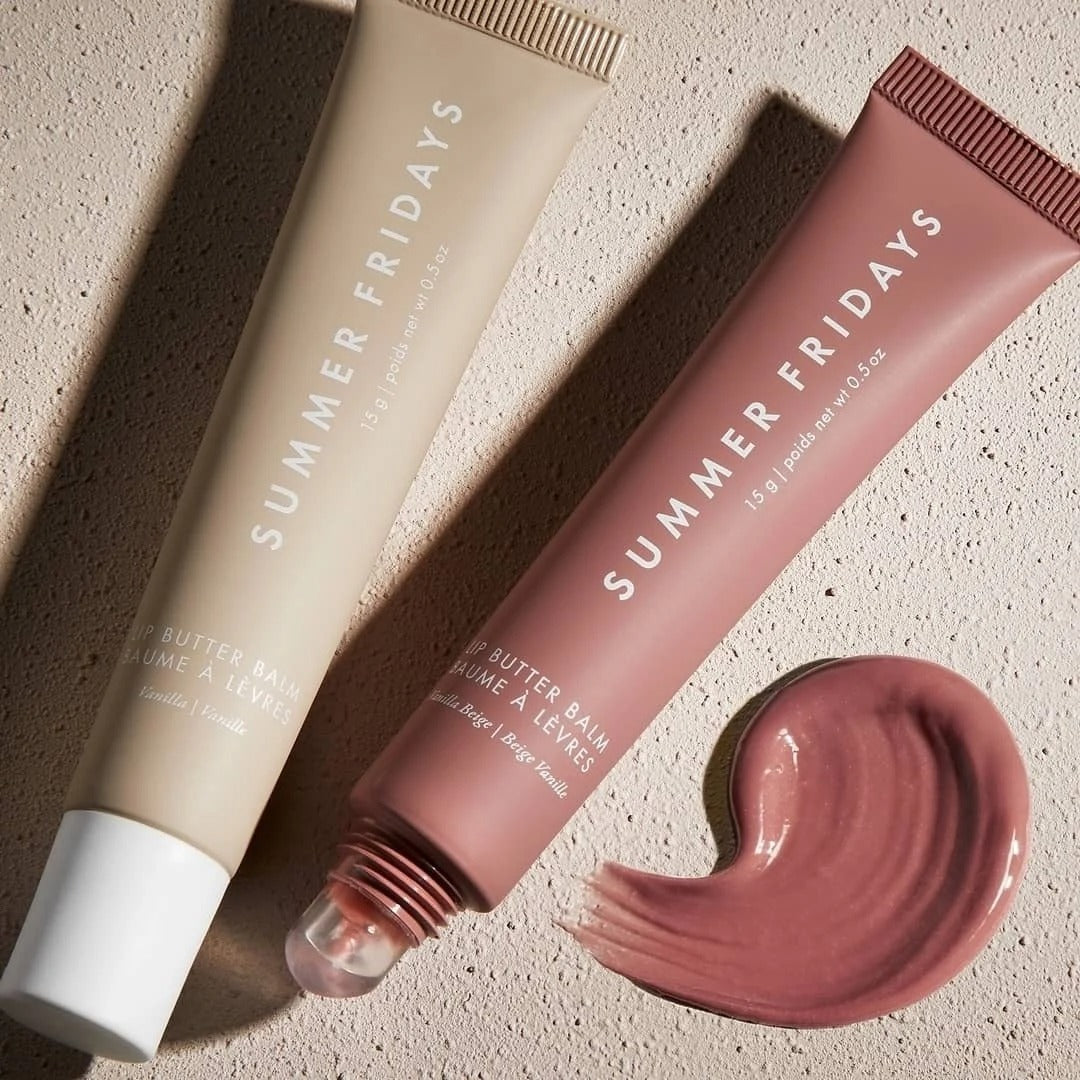 Summer Fridays Lip Balm Moisturizing Mirror Lip Gloss Lip Vanilla Pink Sugar Coffee Cake Smell Lipstick Transparent Oil Makeup