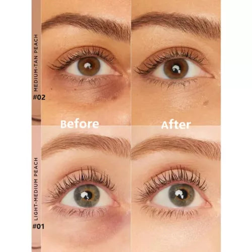 Selenthe Colored Clay CC Undereye Corrector Under Eye Concealer Eye Corrector and Brush